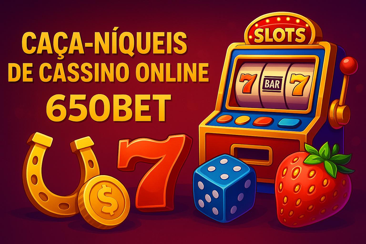 Explore o mundo das slot machines no 650BET Casino